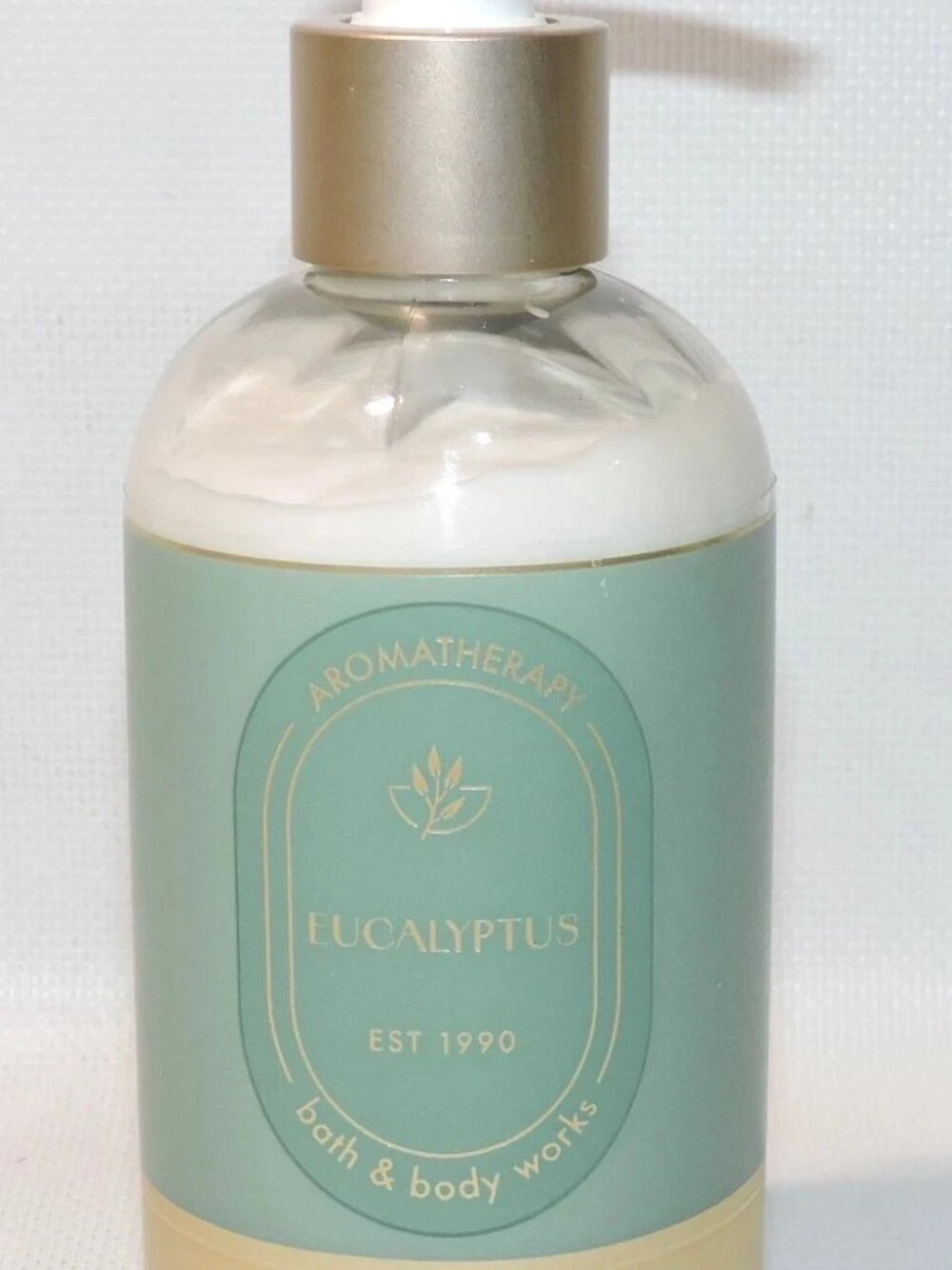 Bath & Body Works EUCALYPTUS Aromatherapy Body Lotion Pump 8.4 oz Green, NEW